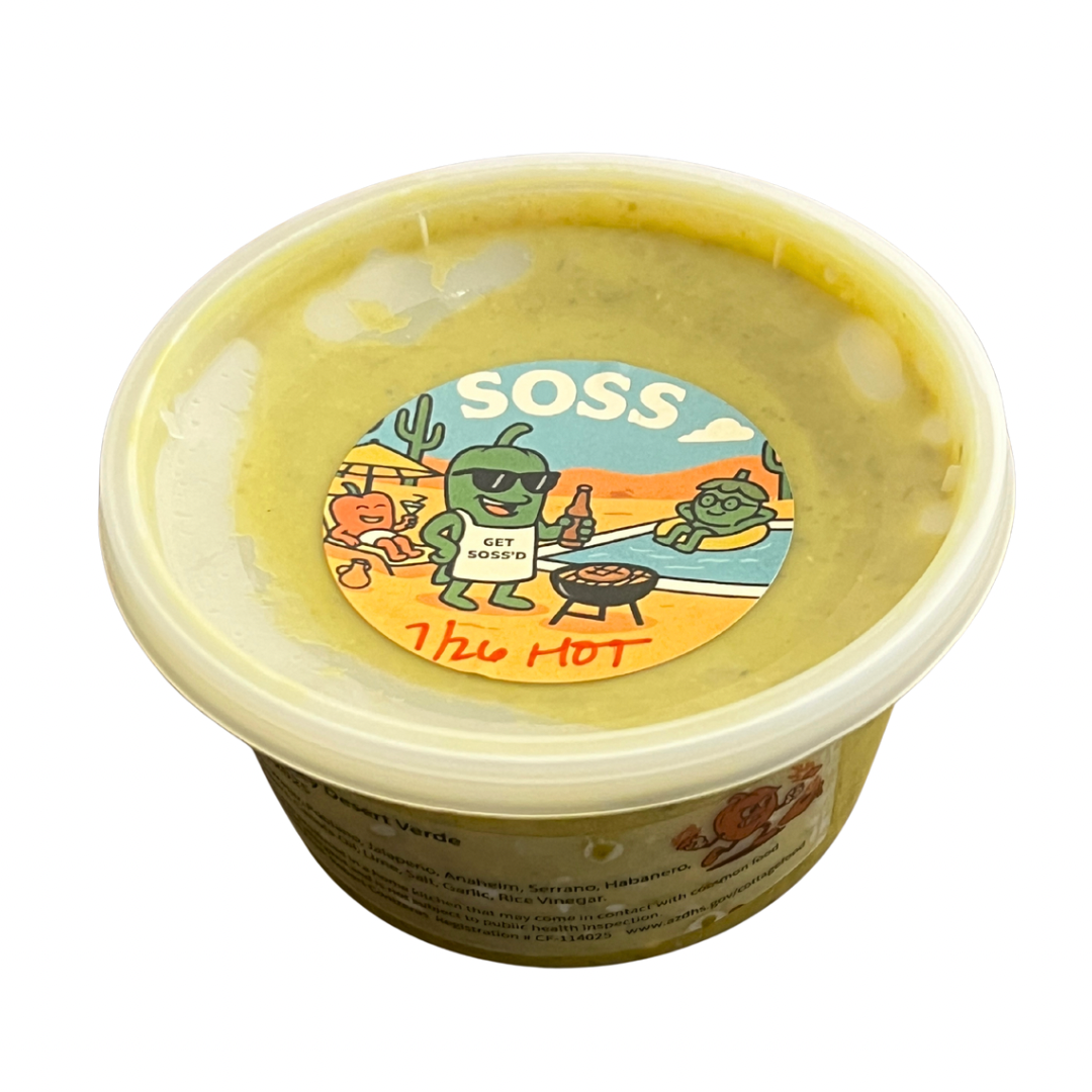 A real The SOSS Co. salsa tub